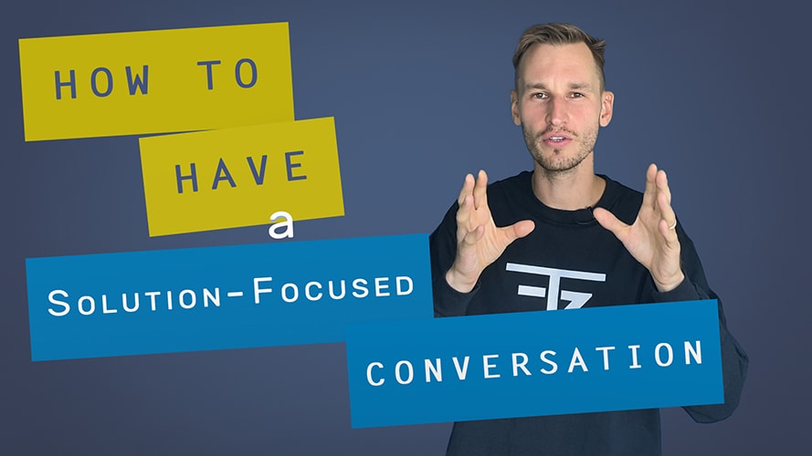 how to have a solution focused conversation coaching coach